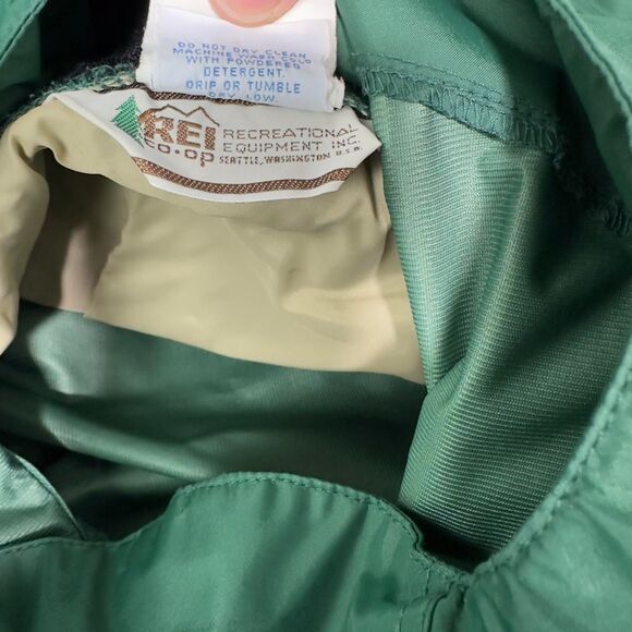 REI Co-op Gore-Tex Pullover Jacket Men’s Medium Green Made in USA Vintage 80s - Picture 4 of 7
